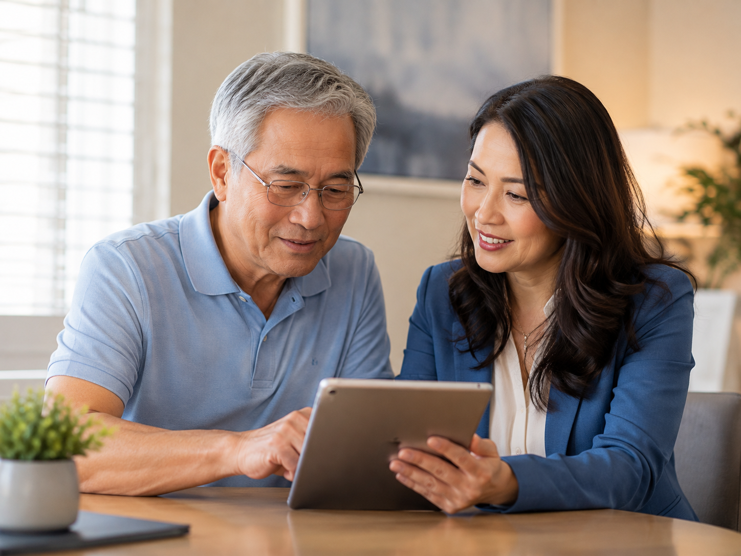 A CISA agent helping a client with Medicare